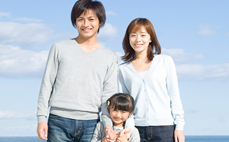 3人家族