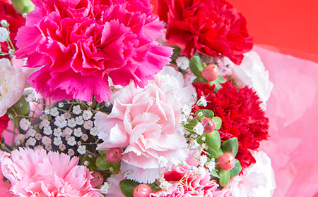 カーネーションの花束