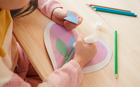 母の日の手作りプレゼント：メッセージカード