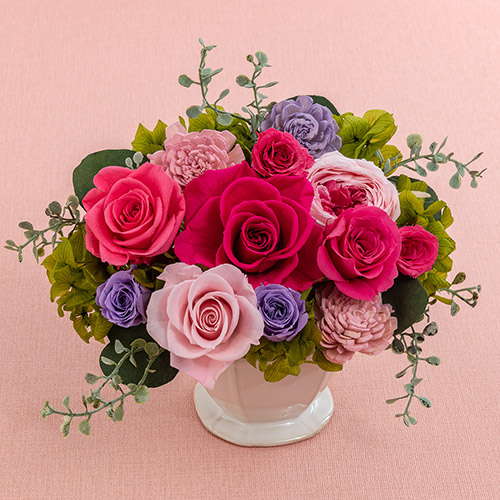 プリザーブド＆アーティフィシャルアレンジメント「ブライトライフ」