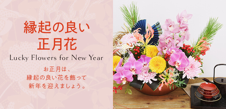 縁起の良い正月花【お正月の花特集2023】