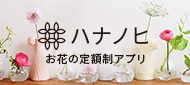 お花の定額制アプリ「ハナノヒ」